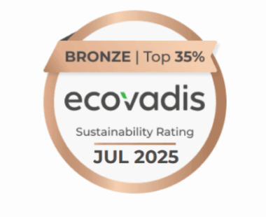 EcoVadis - Bronze - Erneute Bronze-Bewertung durch EcoVadis – ein Schritt auf unserem Nachhaltigkeitspfad